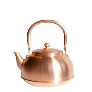 Bouilloire à thé en cuivre gravée motif floral, pot à café et à eau fait main, théière pour cuisine, restaurant, usage domestique et options cadeaux - Product Image 6