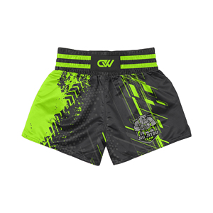 OEM Custom Logo Sublimated Print Stretch Muay Thai Short Set Custom 100%<b>Polyester</b> Fiber Training Wear Short Sleeve Martial Arts - Product Image 3