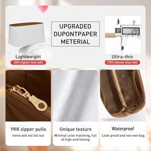 Organizer per Borsa da Viaggio Leggero e Aggiornato con 11 Tasche con Cerniera, Compatibile con 25+ PM, Organizer per Borsa con 11 Tasche (Bro) - Product Image 2