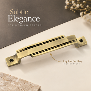 Matte <b>Antique</b> Bold Cabinet Handle Decorative Furniture Hardware For Kitchen Cupboards Drawers Wardrobes And Interior Use - Product Image 3