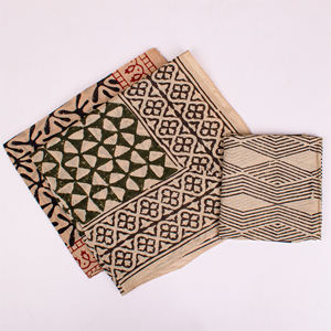 ชุดผ้าพันคอคอตตอนรักษ์โลก 3 ชิ้น ลายบากรู สไตล์อินเดียโบโฮ ใช้ได้ทุกฤดู จาก Craftjaipur - Product Image 2