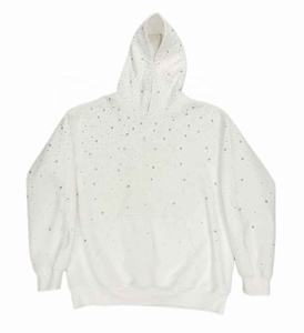 Sudadera con Capucha Oversize Personalizada con Bordado de Pedrería para Invierno, Estilo Urbano, 350gsm, Forro Polar de Algodón, Ropa para Hombre al por Mayor - Product Image 2