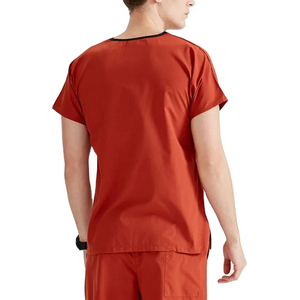 Unisex Medical <b>Scrub</b> <b>Sets</b> for Women Men 100% Cotton Hospital Workwear Clinical Tops Pants Custom Logo <b>Scrub</b> <b>Sets</b> Wholesale - Product Image 5