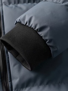 Men's Hooded Puffer <b>Jacket</b> Winter Warm <b>Thick</b> <b>Fleece</b> Lining Windproof Casual Zipper Closure Solid Color Gray Coat - Product Image 4