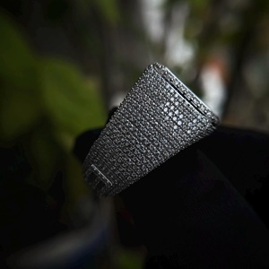 Iced Championship <b>Ring</b> Custom <b>Mens</b> 925 Sterling <b>Silver</b> VS+ Moissanite 5CT GRA Certified Prong Set Hip Hop Statement Jewelry - Product Image 3