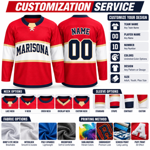 Camiseta de Hockey sobre Hielo Sublimada Personalizada, Manga Larga, para Calentamiento y Práctica de Equipo, Ropa Deportiva Personalizada para Hockey, OEM ODM - Product Image 4
