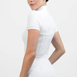 Camiseta ecuestre transpirable de manga larga para mujer, de fábrica OEM, personalizada para la venta a bajo precio. - Product Image 2