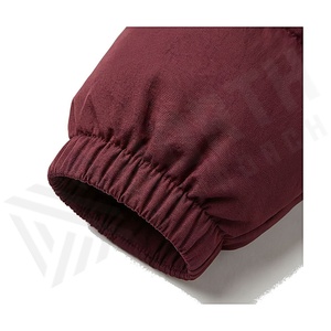 Hooded Quilted Waterproof <b>Bubble</b> Jacket Black Full Sleeve Winter Windproof Cotton Shell Knitted Fabric Polyester Filling Stand - Product Image 6