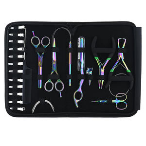 Kit de Pinzas para Extensiones de Cabello, para Instalación de Anillas Micro y Herramienta de Extracción Suave, Kit Profesional de Herramientas para Extensiones de Cabello - Product Image 1
