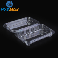 Cetakan Aluminium Vacuum Thermoforming Proses CNC Toleransi 0.02-0.05mm Permukaan Poles untuk Wadah Buah Stroberi Blueberry