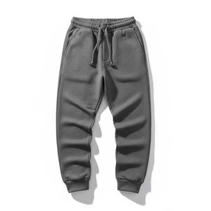 Pantalon de jogging en molleton pour homme avec logo personnalisé, coton et polyester, anti-rétrécissement, respirant, fermeture à cordon, décontracté, pour l'hiver - Product Image 6