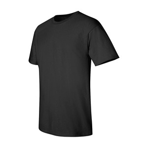 เสื้อยืดคอกลมแขนสั้นผู้ชาย สีดำ ผ้าฝ้าย 100%  โลโก้ด้านหน้า  ทรงปกติ  ดีไซน์ผ้าเจอร์ซีย์เนื้อนุ่ม - Product Image 2