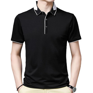 Camisetas de Manga Corta de Alta Calidad para Verano, Tejido Sólido de Secado Rápido, Estampado Digital, Poliéster y Spandex, para Cuello Redondo, Estilo Casual de Negocios - Product Image 4