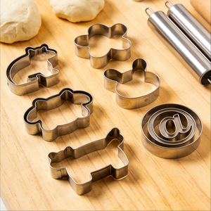 High Quality Stainless-Steel Pastry Cutter Mold Multifunctional Food Grade <b>Cookie</b> Biscuit <b>Tool</b> Custom Shape <b>Tools</b> In Low Price - Product Image 1