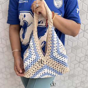 New Collection Crochet Summer Beach Straw Bags Bohemian Handmade Designer Women Shoulder Sling Bag Sea Grass <b>Square</b> Bag - Product Image 1