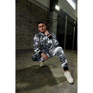 Ensemble pantalon et sweat à capuche camouflage haute visibilité pour homme, certifié CE, respirant, en polyester, impression numérique, confortable, mode travail - Product Image 3