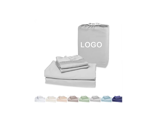 Sábanas de Verano de Alta Calidad, Juego de 4 Piezas, Sábanas Suaves y Resistentes a las Arrugas, Tela de Microfibra Diseñada para Climas Cálidos - Product Image 6