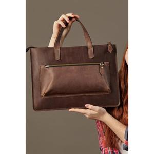 Fashion Accessories Genuine Leather Bags For Women's Custom Brand Logo Printed Fashionable Traditional Style Leather Handbags - Product Image 2