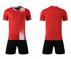 Maillots de football unisexes personnalisés en gros, haute qualité, 100 % polyester, ensemble uniforme de football, séchage rapide, protection UV - Product Image 4