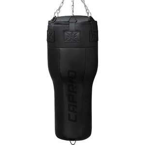 Sac de frappe sur pied Caprio Custom Black Angle Upper en cuir synthétique robuste pour Karaté, Boxe, MMA, Kickboxing, Muay Thai, Gym - Product Image 2