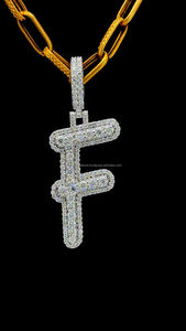 เครื่องประดับฮิปฮอป925เงิน VVS Moissanite จี้เพชรแบบกำหนดเอง - Product Image 5