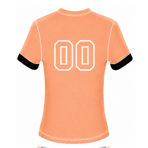 Customized Peach Orange Football Jersey <b>Shorts</b> Set Lightweight Athletic Team Uniform Training Wear Performance Clothing - Product Image 6
