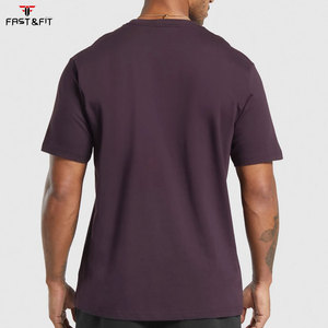Camiseta de Manga Corta Casual para Hombre, Corte Regular, Color Sólido, 180 Gramos, Tejido de Algodón, con Estampado Digital y Diseño Liso - Product Image 2