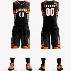 Vente en gros Uniforme de basket-ball unisexe Ensemble de jeunes personnalisé entièrement par sublimation Costume de bande avec logo OEM anti-XXS pour l'été - Product Image 4