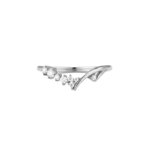 Wholesale Round Lab Grown Diamond 14K 18K Solid Gold Prong Statement Minimalist Curved <b>Ring</b> Anniversary <b>Ring</b> <b>Proposal</b> <b>Ring</b> - Product Image 3