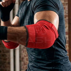 Protector de Codo Ajustable, Suave, Grueso, de Alta Densidad, Tela Duradera, Ligero y Transpirable, con Cierre de Gancho y Bucle, para Entrenamiento Deportivo de Boxeo - Product Image 6