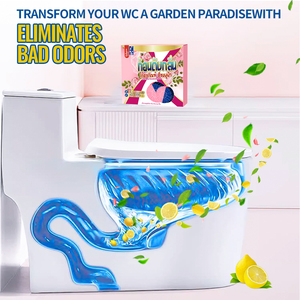Bloque limpiador de inodoro 3PK Producto de Tailandia limpiador de inodoro desodorante azul y rosa bloques duran 30 días - Product Image 2