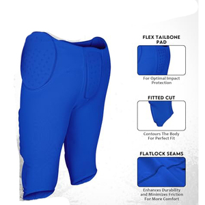 Pantalons de football américain neufs pour hommes, prix de gros pas cher, respirants, couleur unie, séchage rapide, pantalon de football américain pour hommes - Product Image 6