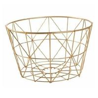 Panier de rangement écologique en fil métallique avec poignées en cuir, robuste, léger, moderne, organisateur polyvalent pour la maison, le bureau et la cuisine