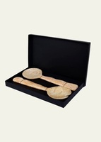 Ensemble d'ustensiles à salade en résine perlée faits à la main, élégants, durables, compatibles lave-vaisselle et micro-ondes, écologiques, couleur/taille personnalisables
