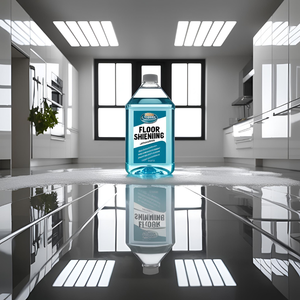 Cera líquida perfumada naranja para suelos con acabado brillante y protección de superficies para suelos de sala de estar y oficina - Product Image 1