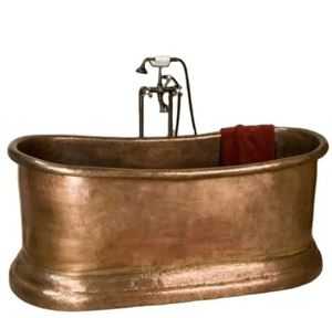 Bathroom Accessory Copper <b>Bath</b> Tub Slipper Free Standing & Skirted Base Nickel Polish Inside Bathroom Accessory - Product Image 5