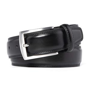 Cinturón de Cuero para Hombre, Cinturón Formal Clásico con Hebilla de Metal, Cinturón Ajustable para Hombre, Duradero, Moldeado en una Sola Pieza - Product Image 5