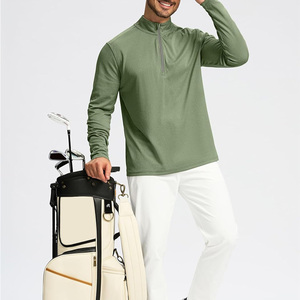 Sweat-shirt athlétique premium pour homme, logo personnalisé, col rond, matière respirante et douce, idéal pour l'entraînement et la mode streetwear. - Product Image 3