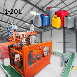 เครื่องขึ้นรูปขวดพลาสติก HDPE แบบเป่าลมอัตโนมัติเต็มรูปแบบ ขนาด 1-20 ลิตร สำหรับผลิตขวดน้ำมันและภาชนะบรรจุสารเคมี - Product Image 1