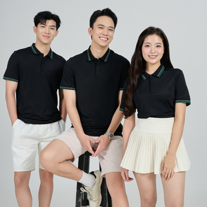 Prix usine unisexe Polo T-Shirt 260 GSM doux et durable Polyester Spandex pour un usage quotidien plusieurs couleurs livraison rapide - Product Image 3