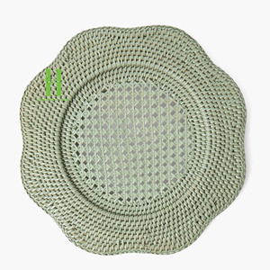 Set de table en rotin de haute qualité, Set de table en rotin en forme de fleur, Décoration murale suspendue style bohème, Assiettes de présentation en rotin, Rotin 2026 - Product Image 3