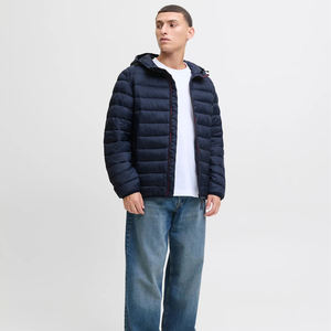 Abrigos de Invierno Personalizados para Hombre, Chaqueta Larga y Cálida con Capucha, Chaqueta Acolchada Informal, Chaqueta Cortavientos, Chaqueta Larga Acolchada - Product Image 4