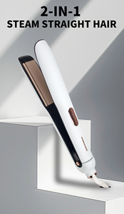 <span class=keywords><strong>Lisseur</strong></span> et fer à boucler électrique en céramique LCD EFA S020 <span class=keywords><strong>avec</strong></span> technologie vapeur infrarouge, températures multiples, idéal pour l'hôtellerie - Product Image 3
