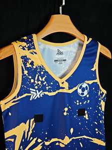 เสื้อเจอร์ซีย์เน็ตบอล PUFFIN SPORTS คุณภาพสูง แบบไม่มีแขน คอวี พิมพ์ลายแบบ Sublimation ระบายเหงื่อได้ดี ผลิตจากโพลีเอสเตอร์ 100% ทรงพอดีตัวสำหรับผู้ใหญ่ - Product Image 3