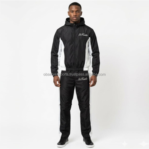 Chaqueta Cortavientos Deportiva Personalizada con Logotipo al por Mayor, Ropa Deportiva para Correr, Chaqueta Cortavientos Ligera, Conjunto de Chándal - Product Image 1