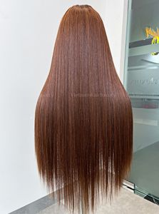 วิกผมต่อผมจริงชาวเวียดนามบริสุทธิ์สีสันสดใสลูกไม้บาง HD แบบ100% - Product Image 3