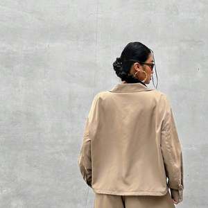 Conjunto de Chaqueta y Pantalones Cargo Casuales para Mujer, Manga Larga, Estilo Utilitario, 2 Piezas - Product Image 2