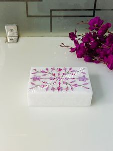 New Best Selling Natural Marble Product Mother of Pearl Marble Inlay Jewelry Box <b>Ring</b> Necklace Safety <b>Storage</b> Box Marble MOP Box - Product Image 2
