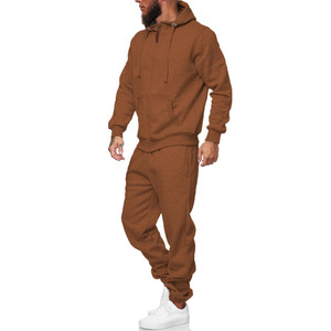 Men's AutumnWinter Two piece Tracksuits Printed Jogger Sweatsuits Men's Tracksuit Custom Printing Logo Men's Streetwear <b>Sets</b> - Product Image 3