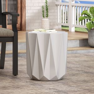Lightweight <b>Outdoor</b> Concrete <b>Side</b> <b>Table</b> for <b>Outdoor</b> Living - Product Image 3